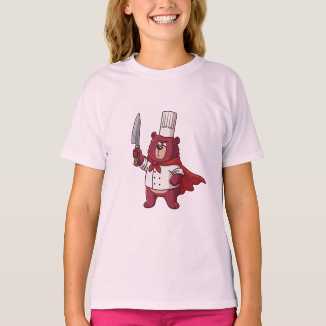 Camiseta Cozinhar É Meu Superpoder (Frente)
