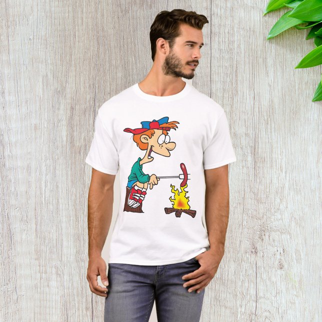 Camiseta Cozinhar Em Um Fogo (Criador carregado)