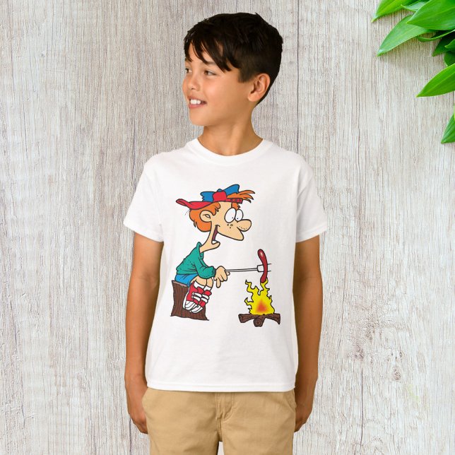 Camiseta Cozinhar Em Um Fogo (Criador carregado)