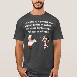 Camiseta Cozinhar Engraçado de cozinha, ideias de presentes