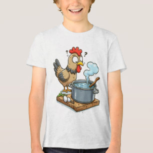 Camiseta Cozinhar Engraçado Galinha Apron - Sopa Fazer