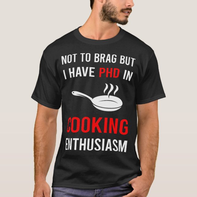 Camiseta Cozinhar Entusiasmo (Frente)
