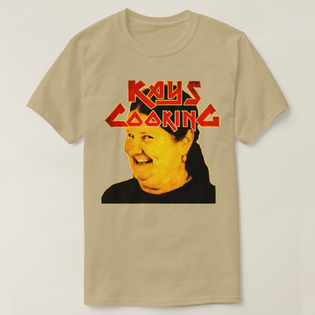 CAMISETA COZINHAR KAYS (Frente do Design)
