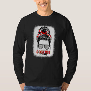 Camiseta Cozinhar Mãe Sangrando Mamãe Cozinheira Hobby Mãe