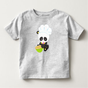 Camiseta Cozinhar Panda, Baking Panda, Cute Panda, Bowl