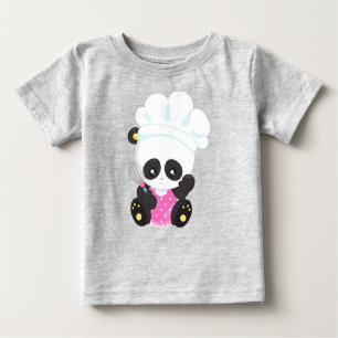 Camiseta Cozinhar Panda, Baking Panda, Cute Panda, Whisk