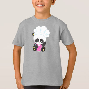 Camiseta Cozinhar Panda, Baking Panda, Cute Panda, Whisk