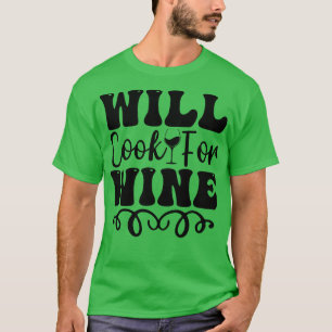 Camiseta Cozinhar pelo vinho