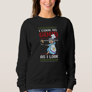Camiseta Cozinhar Tão Bem Quanto Eu Pareço Chef De Natal