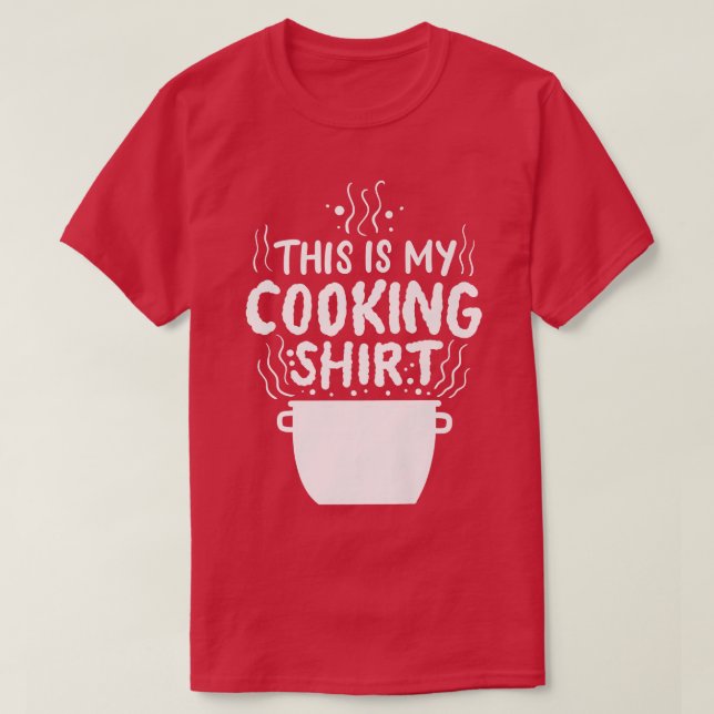 Camiseta cozinheiro cozinhar 100 (Frente do Design)