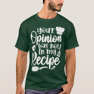 Camiseta cozinheiro de cozinha de cozinhar 139
