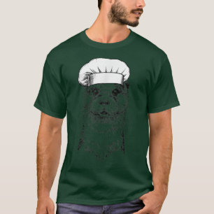 Camiseta Cozinheiro de Cozinhar Engraçado Chef Animal
