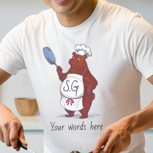 Camiseta Cozinheiros lindos Chef Ursos - Entusiasta do Cozi