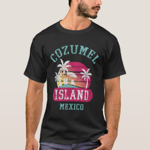 Camiseta Cozumel Mexico Beaches angustiado