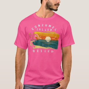 Camiseta Cozumel Mexico Beaches Retro Legal Distante 2