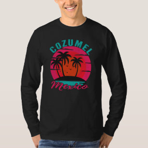 Camiseta Cozumel México - Férias Retrospectivas Sunset