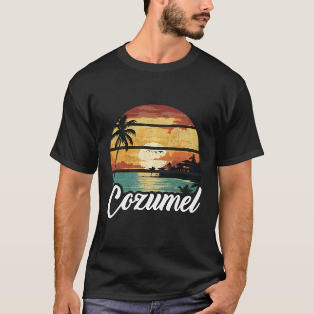 Camiseta Cozumel Tshirt - Ilha Cozumel (Frente)