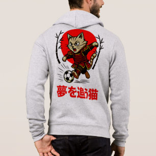Camiseta Cozy Anime Samurai Gato Futebol - Para Cultura Jap
