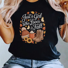 Camiseta  Cozy Autumn Essentials and Hot Chocolate