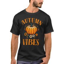 Cozy Autumn Halloween Vibes Pumpkin Floral Design