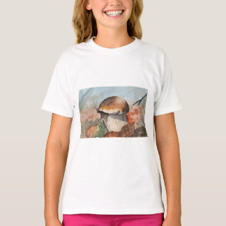 Camiseta Cozy Autumn Mushroom Watercolor - Forest Floor Bol