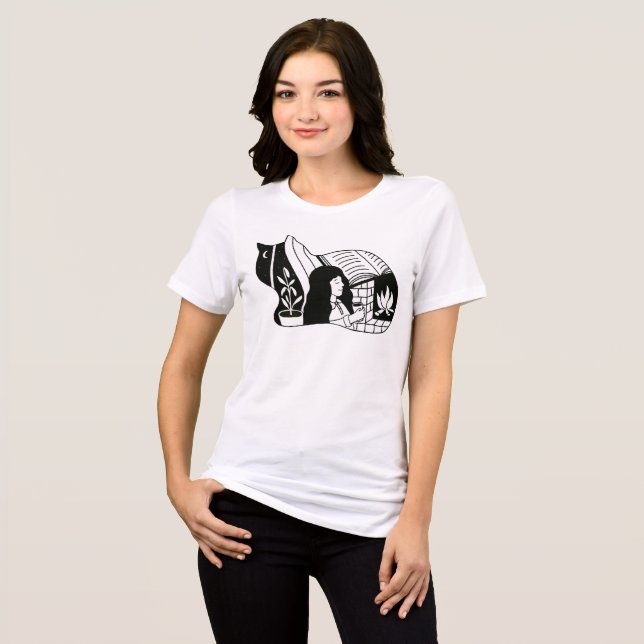 Camiseta Cozy Cat (Frente Completa)