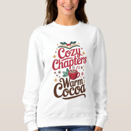 Camiseta Cozy Chapters Warm Cocoa Holiday