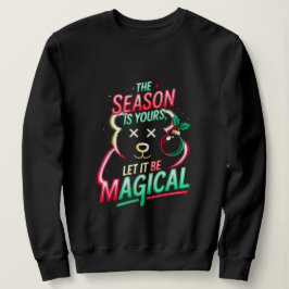 Camiseta Cozy Christmas Bear Women's Crewneck Holiday Gift