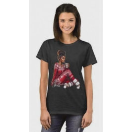 Camiseta Cozy Christmas Girl – MaMuse Long Sleeve Tee