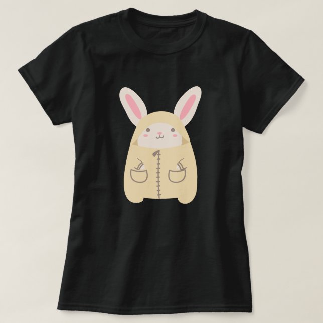 Camiseta Cozy chubby bunny (Frente do Design)