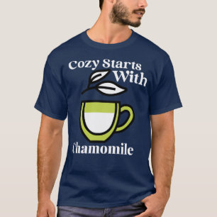 Camiseta Cozy começa com Chamomile - Morning Vibes