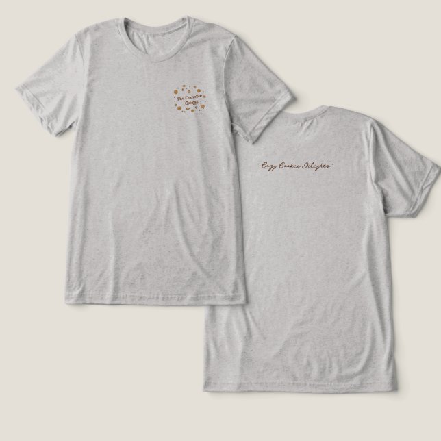 Camiseta Cozy Cookie Delights Uniform (Design Frente e Verso)