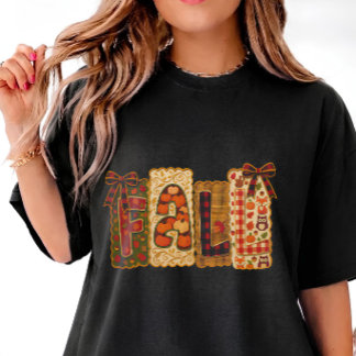 Camiseta Cozy Coquette tema Outono
