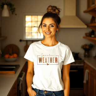 Camiseta Cozy Fall Autumn Sweather