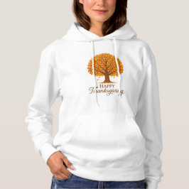 Camiseta Cozy Happy Thanksgiving Autumn Tree 