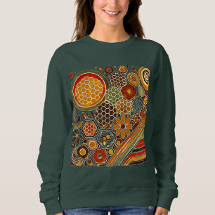 Camiseta Cozy Honeycomb e Floral Patterno