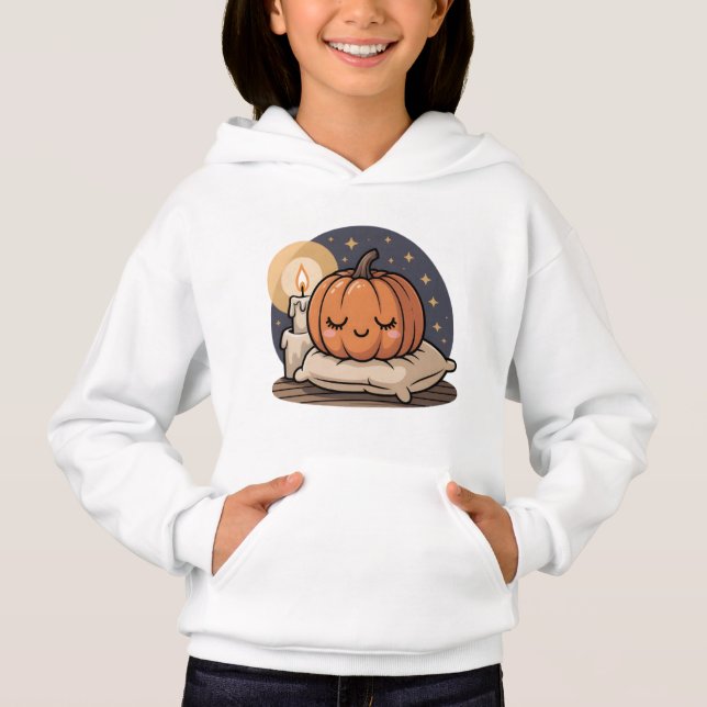 Camiseta Cozy Pumpkin Dream Kids Tee (Frente)