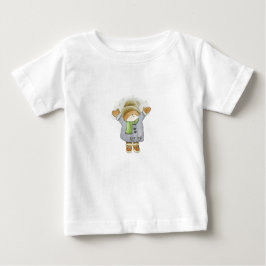 Camiseta "Cozy Winter Cat - Bonitinha Cartoon Art Impressão