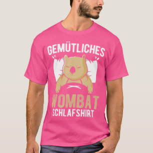 Camiseta Cozy Wombat Dormindo na Austrália