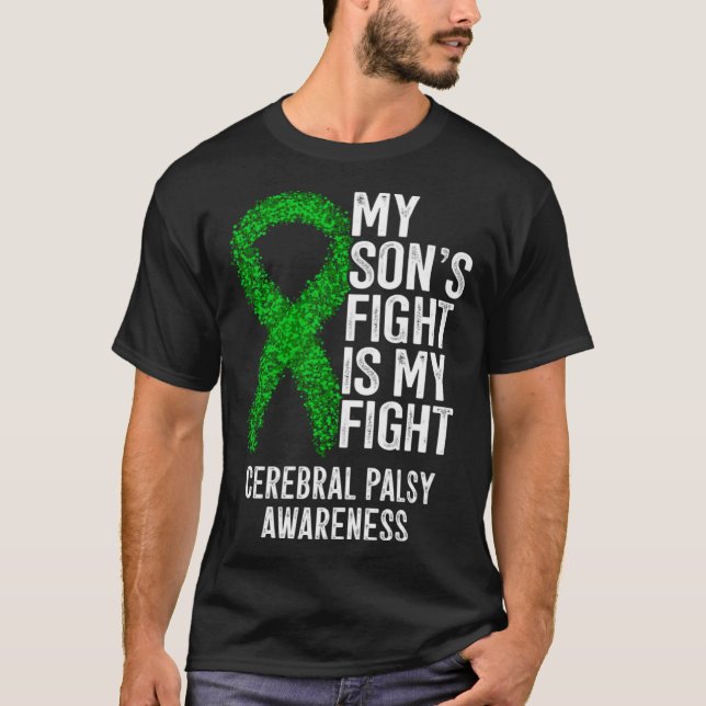 Camiseta CP My Son's Fight Is My Fight Cerebral Palsy Aware (Frente)