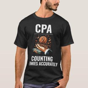 Camiseta CPA: Arranjando Arte de Penny Precision Engraçado