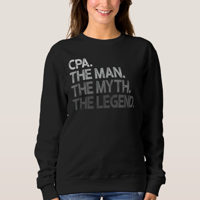 Camiseta CPA The Man Myth Legend Gift (Frente)