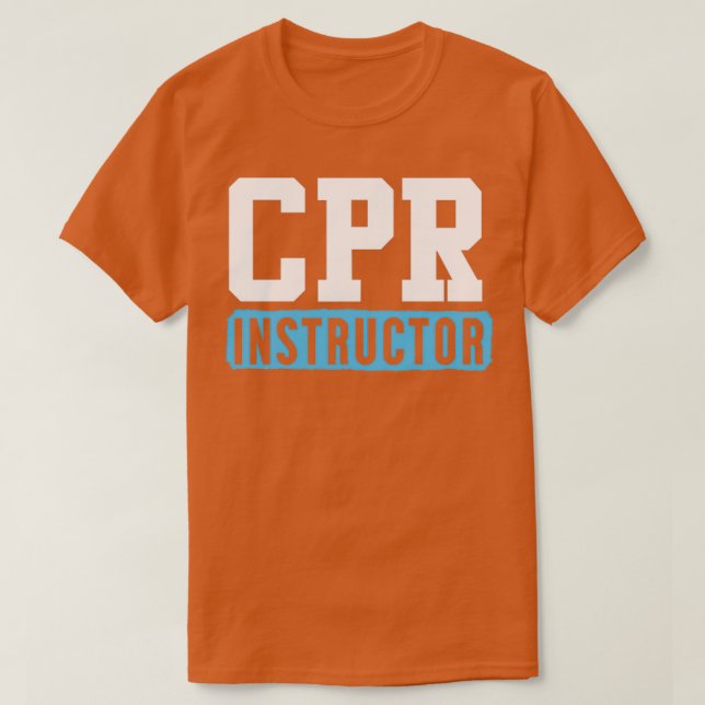 Camiseta CPR Instructor (Frente do Design)