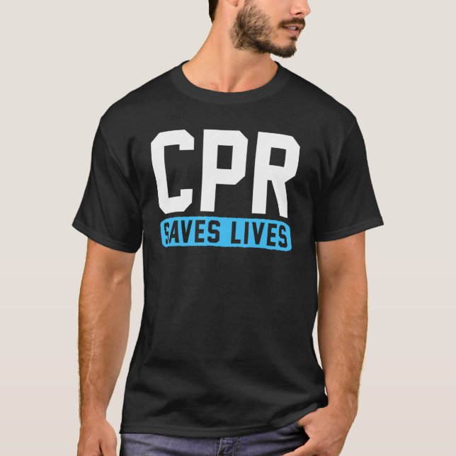 Camiseta Cpr salva vidas (Frente)