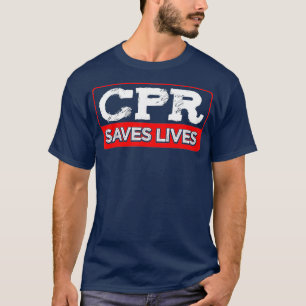 Camiseta CPR salva vidas Serviços paramédicos de emergên