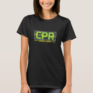 Camiseta Cpr Salva Vidas T Shirt Ems Paramedic Emt Nur