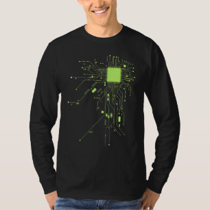 Camiseta Cpu Technology Nerd Computer Chip Computer Scienti