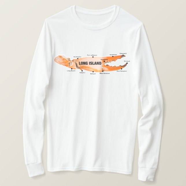CAMISETA CRAB LEG ISLAND (Frente do Design)