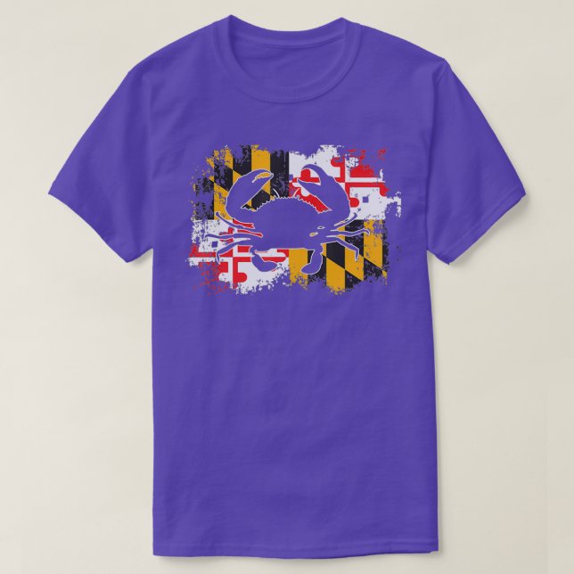 Camiseta Crab Maryland Classic TShirt (Frente do Design)
