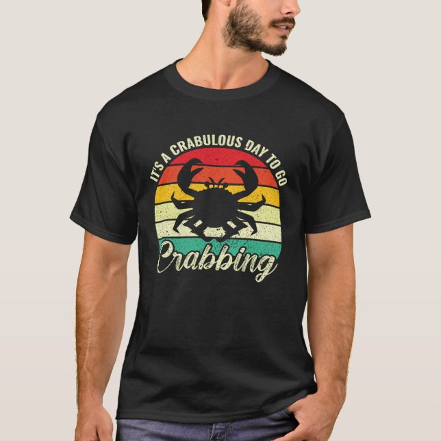 Camiseta Crab Men Women Kids Crabbing Hunting Fishing Crabs (Frente)
